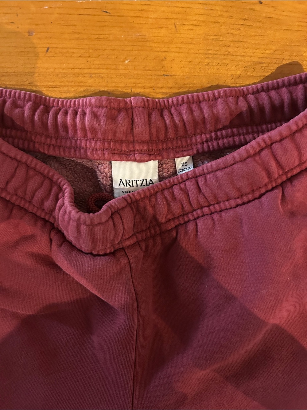 Aritzia Kids' Wine-Mauve Sweat Shorts
